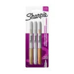 Sharpie Metallic Permanent Marker Mixed Gold Silver Bronze