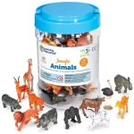 LER0697 Jungle Animal Counters (Set of 60)