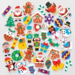Christmas Foam Stickers 120 Stickers