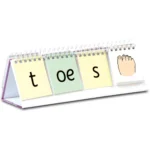 LT75 Vowel Phonemes Flip Stand (Phase 5)