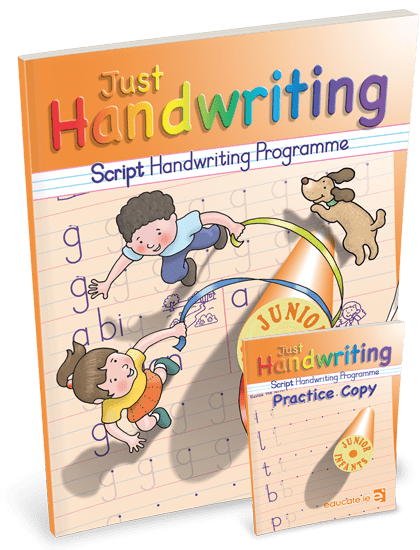 Just-Handwriting-Script-Ji (1) Educate Just Handwriting Senior Infants + Practice Copy Script - Image 1