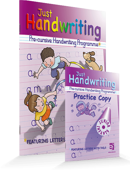 JI_0 9781908507136 Just Handwriting PRE-CURSIVE - Junior Infants (incl Free Practice Copy) Educate - Image 1