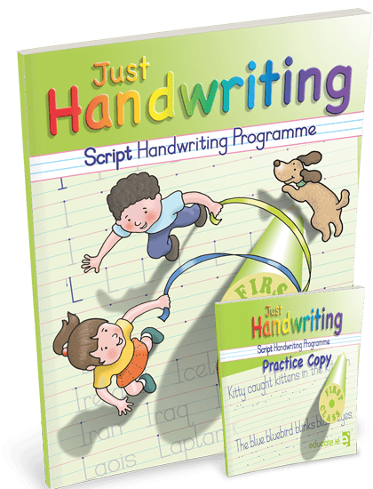 Just-Hand-1 9781912725267 Just Handwriting CURSIVE 1st Class (incl Free Practice Copy) Educate - Image 1