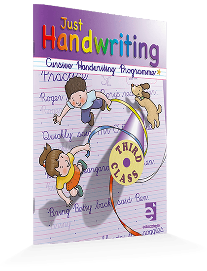 Just-Handwriting-3rd-Class_0 9781908507174 Just Handwriting CURSIVE 3rd Class Educate - Image 1