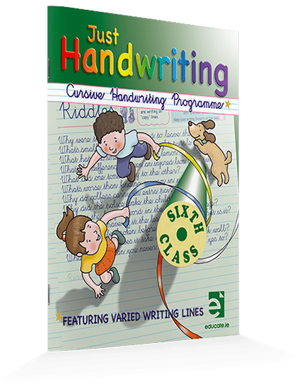 Just-Handwriting-6th-Class_0 9781908507204 Just Handwriting CURSIVE 6th Class Educate - Image 1