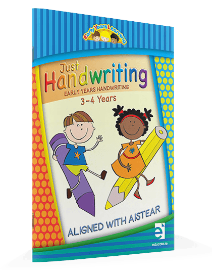 JustHandwriting3-4 9781910468289 Just Handwriting PRE-CURSIVE - 3-4 Years Educate - Image 1