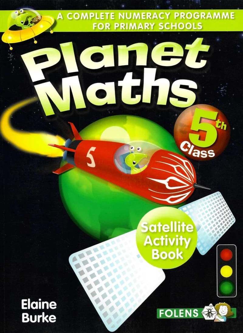 PMA - 5 PM1510 Planet Maths 5th Class Satellite Activity Book Folens - Image 1