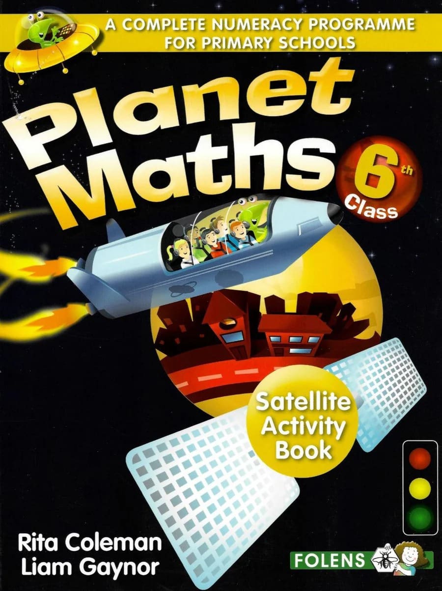 PMA -6 PM1527 Planet Maths 6th Class Satellite Activity Book Folens - Image 1