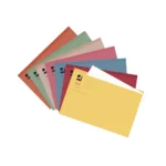 Square Cut Folder Lightweight 180gsm Foolscap Assorted (Pack of 100)
