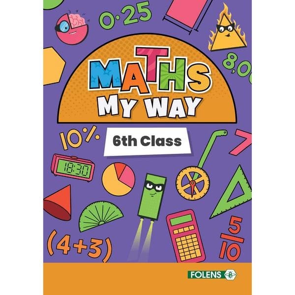 imgi_122_PM4936 PM4936 Maths My Way 6th Class Pupil Book - New for 2025 Folens - Image 1