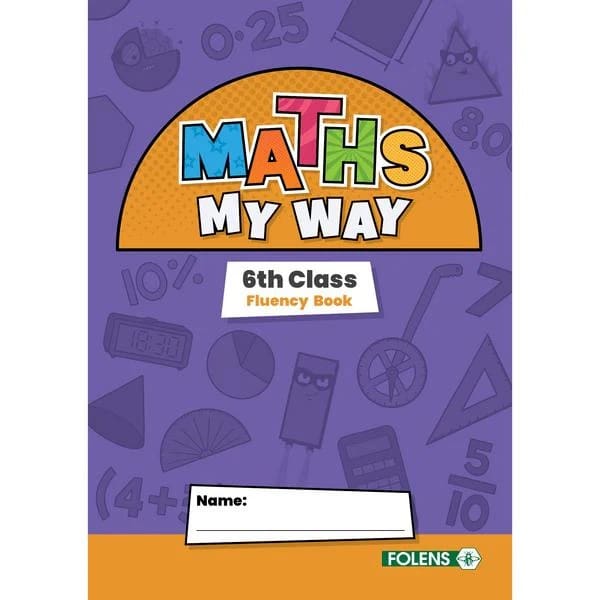 imgi_212_PM2666 PM2666 Maths My Way 6th Class Fluency Practice Book - New for 2025 Folens - Image 1