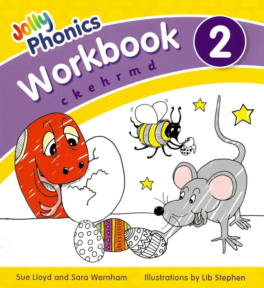9781844146529-front.webp Jolly Phonics Workbook 2 - Pre Cursive Letters - Image 1