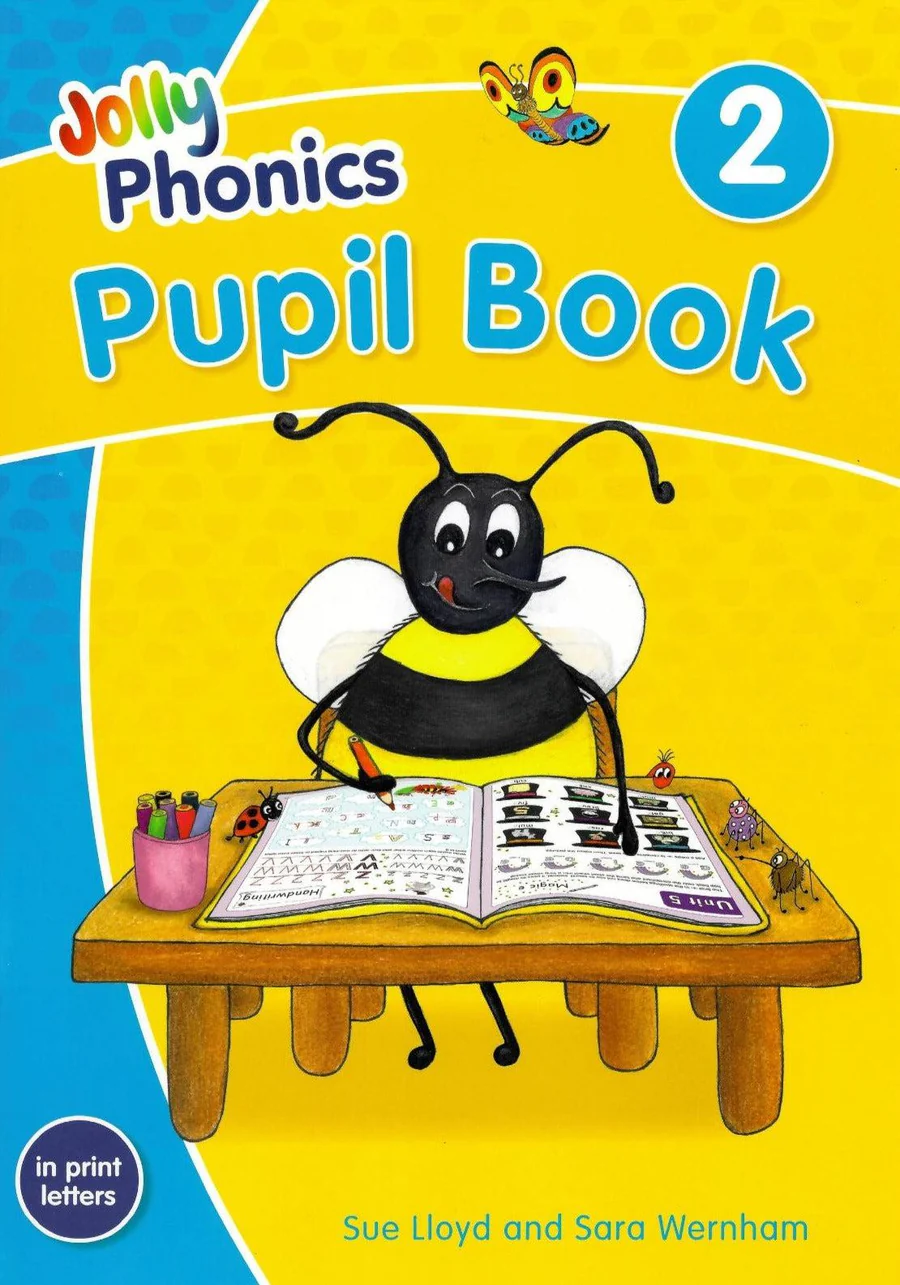 9781844147205-front.webp Jolly Phonics Pupil Book 2 - in Print Letters (Colour) - Image 1