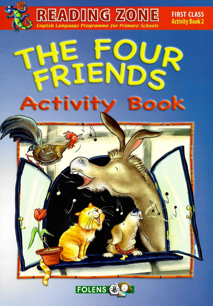 9781847416186front.webp Reading Zone - The Four Friends - Activity Book - Image 1