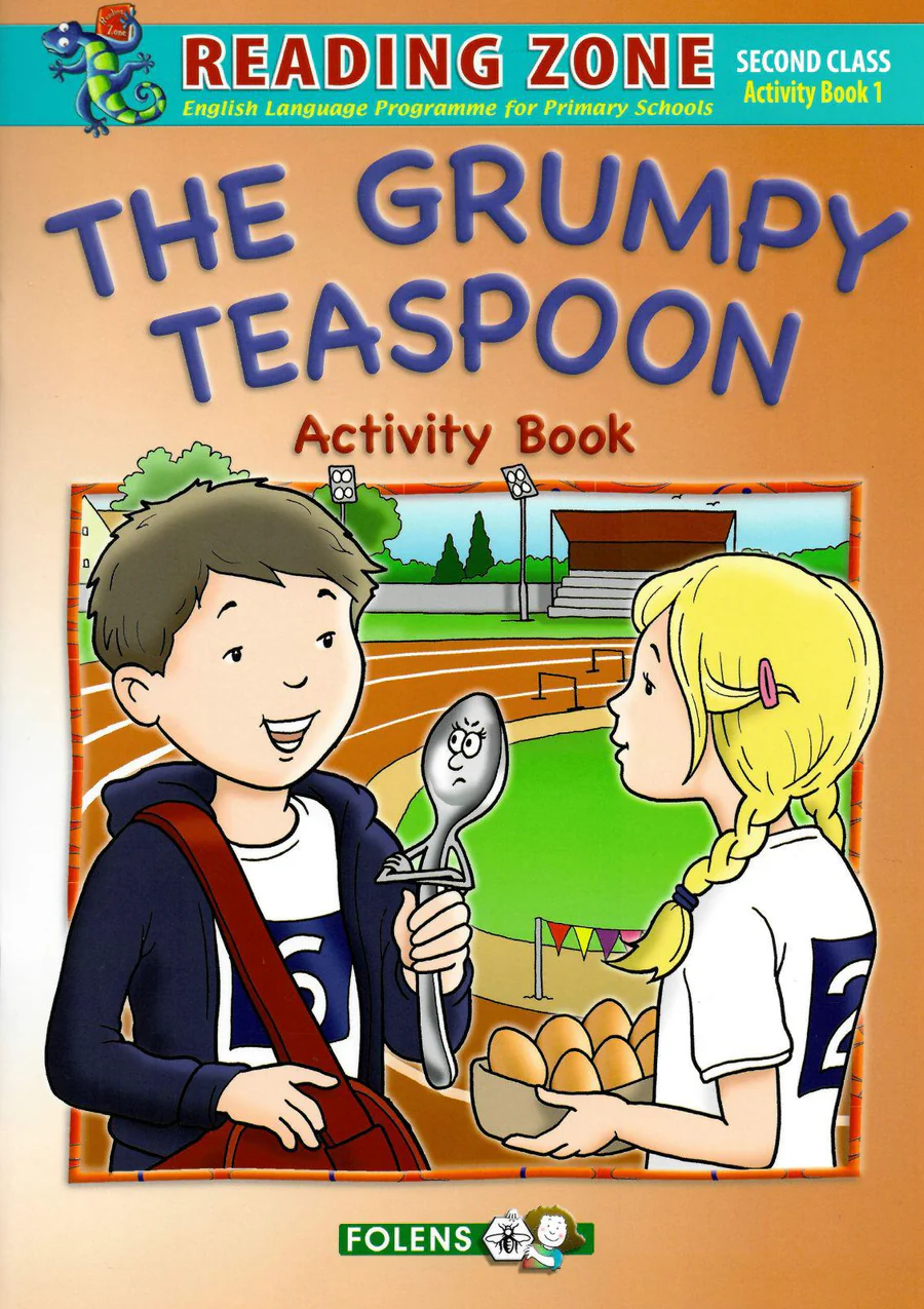 9781847416223front.webp Reading Zone - The Grumpy Teaspoon - Activity Book - Image 1