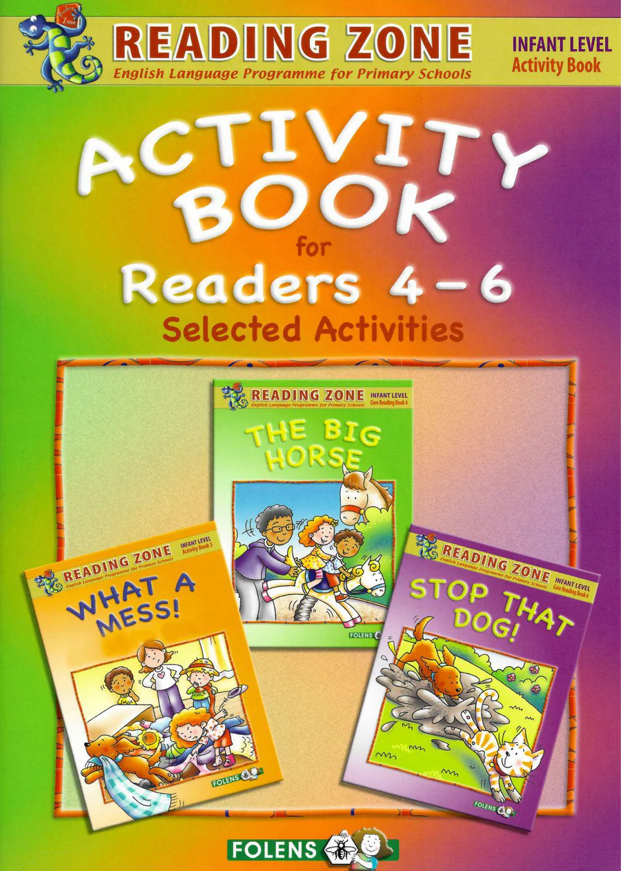 9781847419637front.webp Reading Zone - Senior Infants Activity Book for Readers 4-6 - Image 1