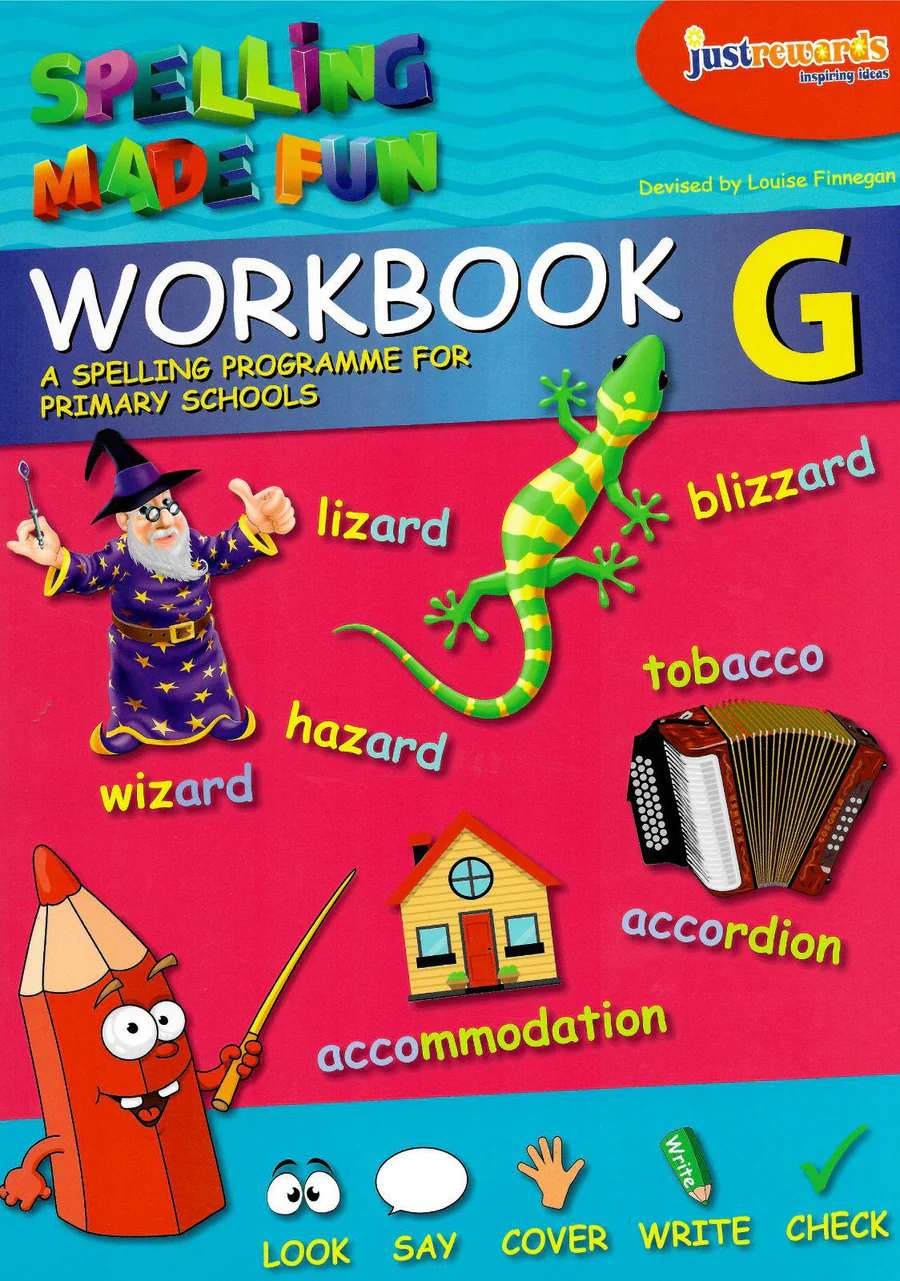 9781999710521front Spelling Made Fun Pupils Workbook G - 6th Class ABC - Image 1