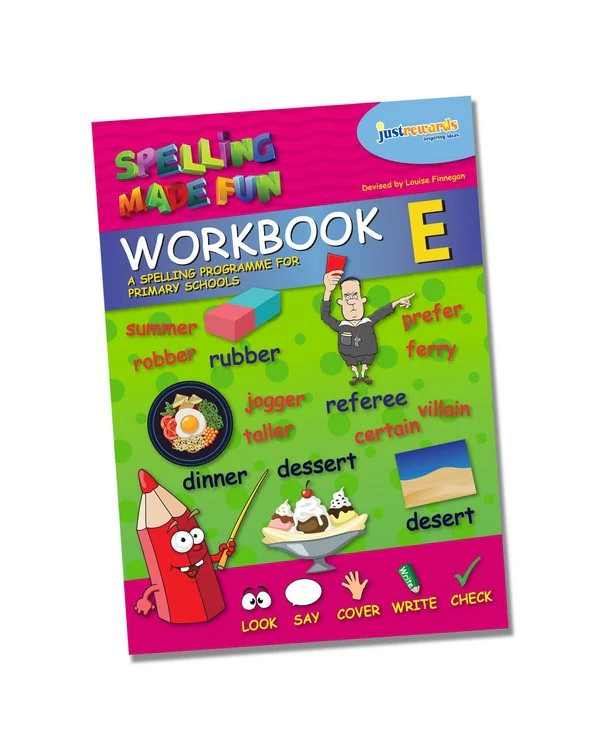 SMFWBE.webp SMFWBE Spelling Made Fun Pupils Workbook E - Image 1
