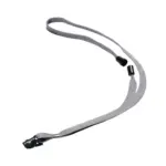 Durable Soft Lanyard with Clip and Safety Release Grey (Pack of 10) 8119/10
