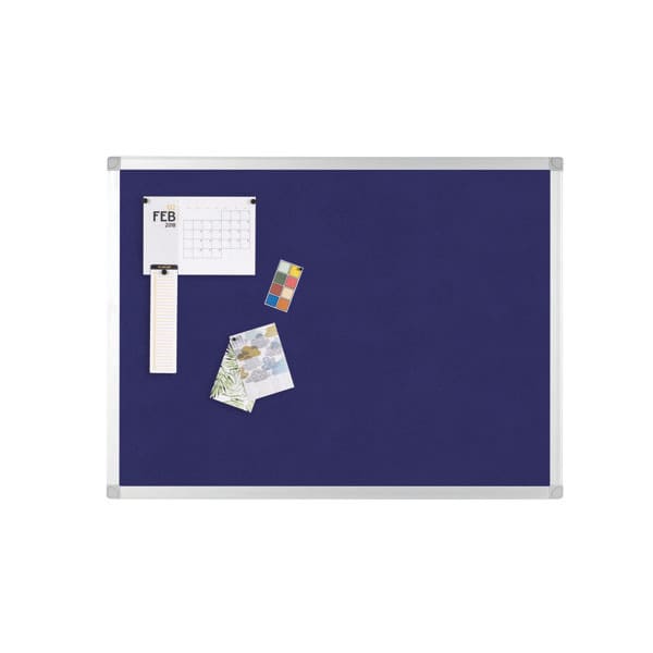 KF01076 FA2743170 Blue Felt Board 180 x 120cm - Image 1